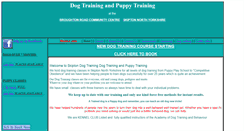 Desktop Screenshot of embsaydogtraining.co.uk